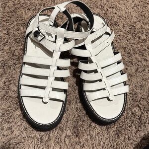 White Strappy Sandals